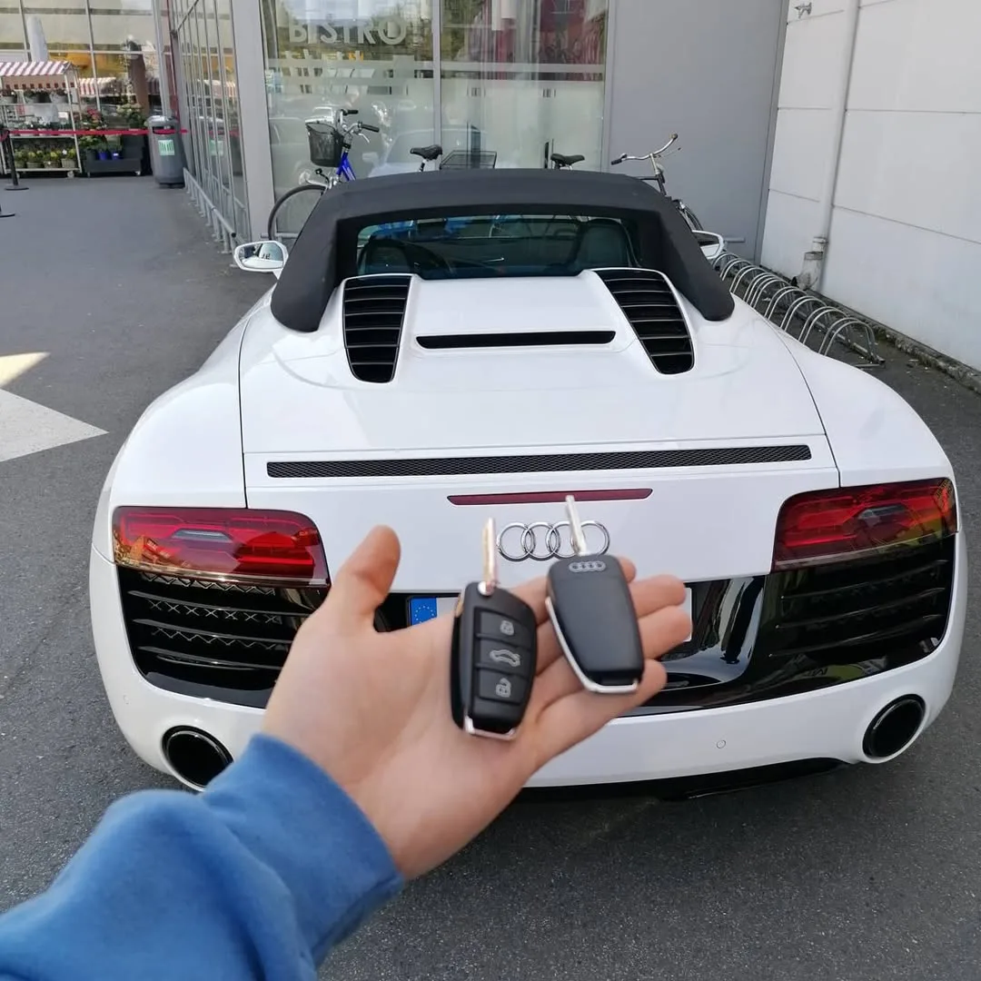 Frisch angefertigte Autoschlüssel von Mr. Quick für einen Audi